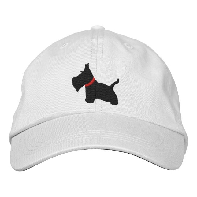 Scottish Terrier Personalised Adjustable Hat (Front)