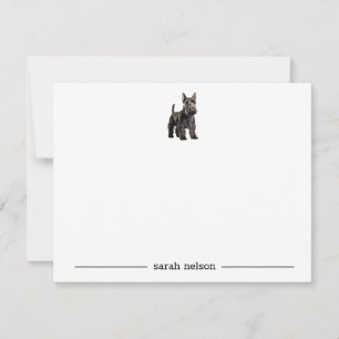 Scottish Terrier Personalised Note Cards
