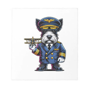 Scottish Terrier Pilot Notepad