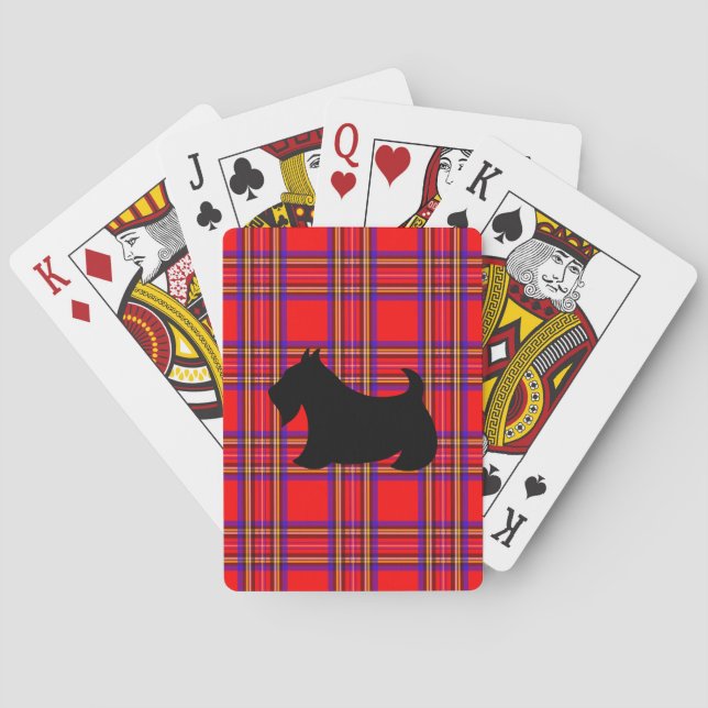 Scottish Terrier Playing Cards Gift (Back)