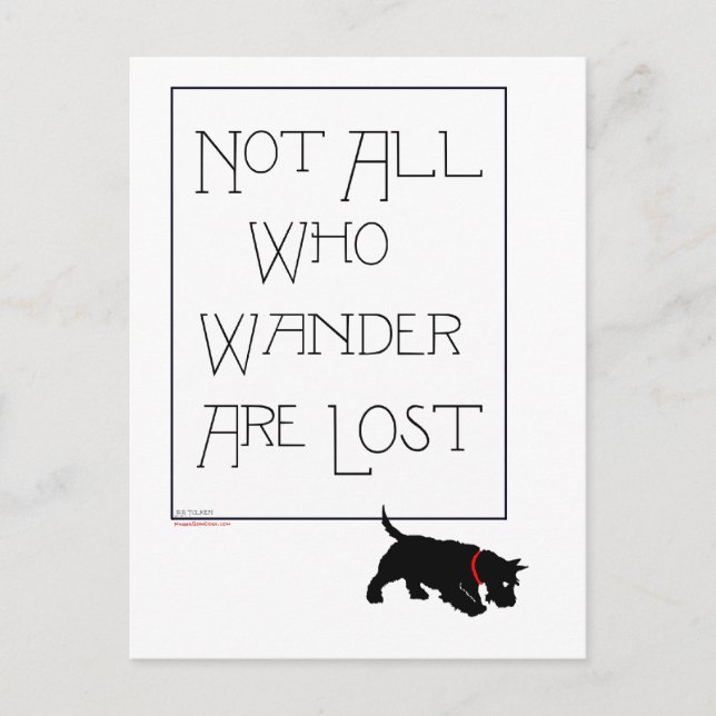 Scottish Terrier Post Card (Front)
