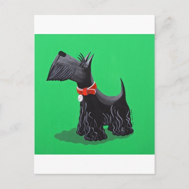 Scottish Terrier Postcard (Front)
