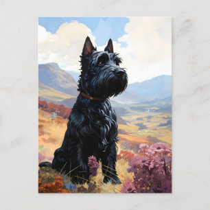 Scottish Terrier Postcard