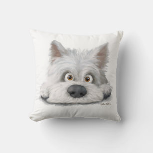 Scottish Terrier Puppy Cartoon Cushion