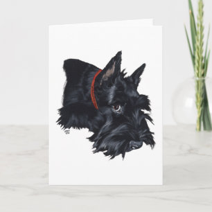 Scottish Terrier Resting Card