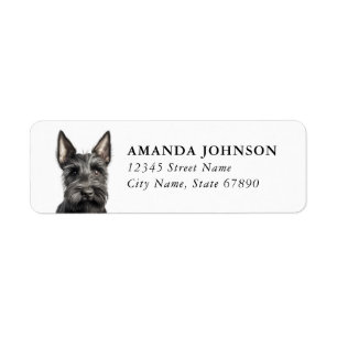 Scottish Terrier Return Address Labels
