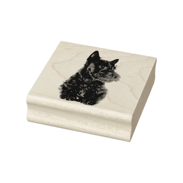 Scottish Terrier Rubber Stamp (Stamp)