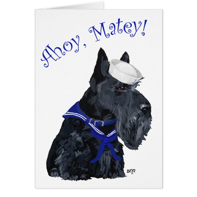 Scottish Terrier Sailor (Front)