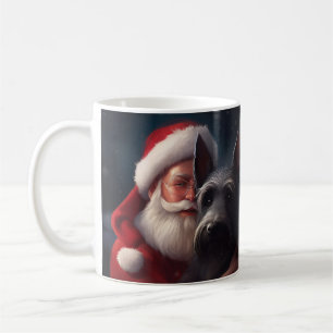 Scottish Terrier Santa Claus Festive Christmas Coffee Mug