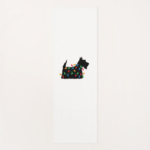Scottish Terrier Scottie Dog Christmas Lights Gift Yoga Mat