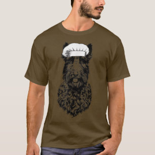 Scottish Terrier Scottie Dog Cook Chef Funny Cooki T-Shirt