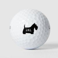 Scottish Terrier Scottie Dog Custom Initials