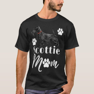 Scottish Terrier Scottie Dog Mum T-Shirt