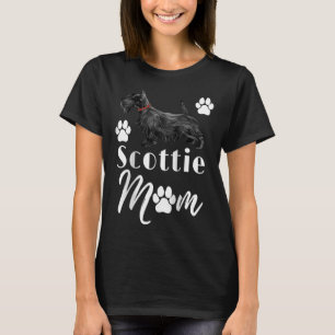 Scottish Terrier Scottie Dog Mum T-Shirt