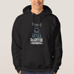 Scottish Terrier Scottie Grandpa Dog Hoodie