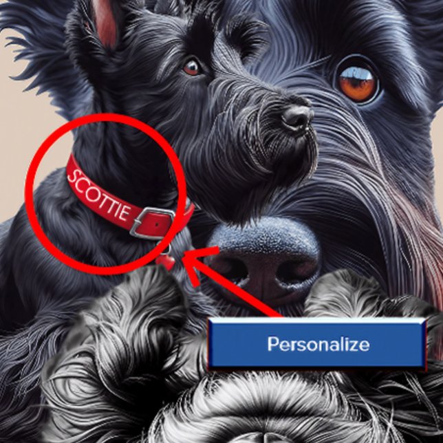 SCOTTISH TERRIER, SCOTTIE, "THE DIEHARD", Case-Mate iPhone CASE (Creator Uploaded)