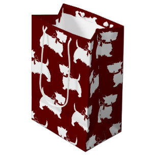 Scottish Terrier Scotty Dog Puppy Scottie Medium G Medium Gift Bag