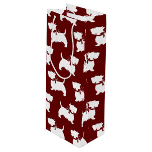 Scottish Terrier Scotty Dog Puppy Scottie Wine Gif Gift Bag