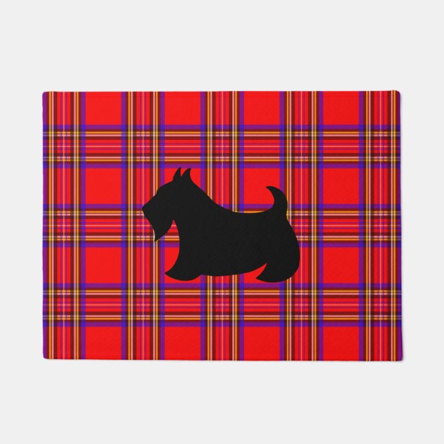 Scottish Terrier Scotty Dog Rug Doormat Gift (Front)