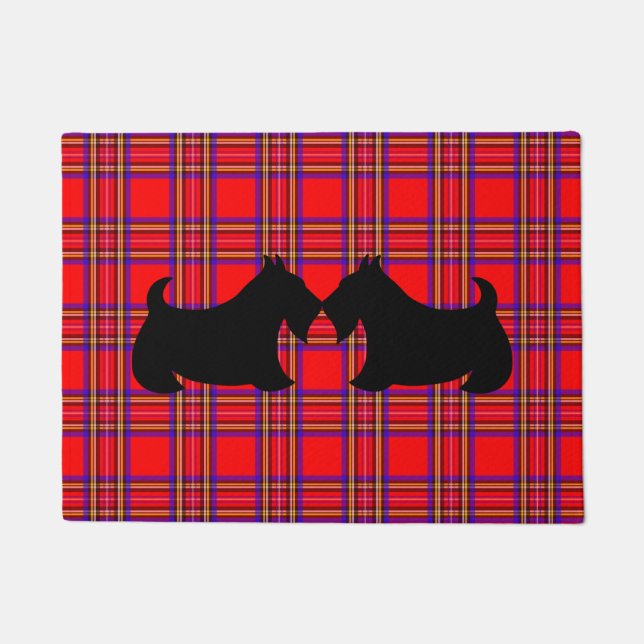 Scottish Terrier Scotty Doormat  (Front)