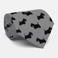 Scottish Terrier Silhouettes Pattern Scottie Dogs