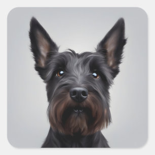 Scottish Terrier Square Sticker