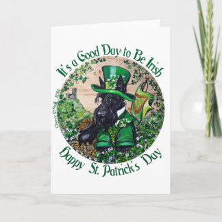 Scottish Terrier St. Patrick's Day Card