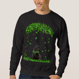 Scottish Terrier St Patricks Day Lover Irish Shamr Sweatshirt