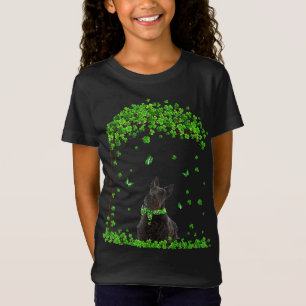 Scottish Terrier St Patricks Day Lover Irish Shamr T-Shirt