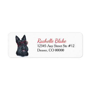 Scottish Terrier Sunglasses Return Address