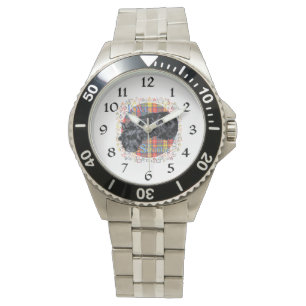 Scottish Terrier Tartan Watch