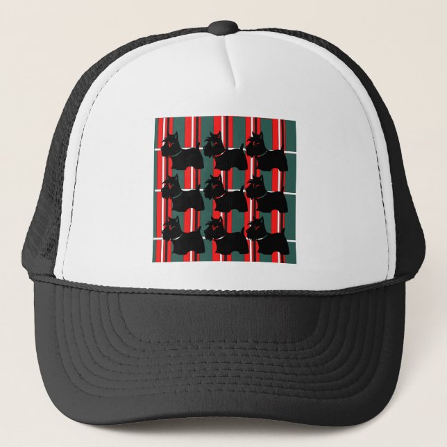 SCOTTISH TERRIER TRUCKER HAT (Front)