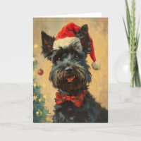 Scottish Terrier Vintage personalised Christmas
