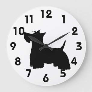 Scottish Terrier Wall Clock