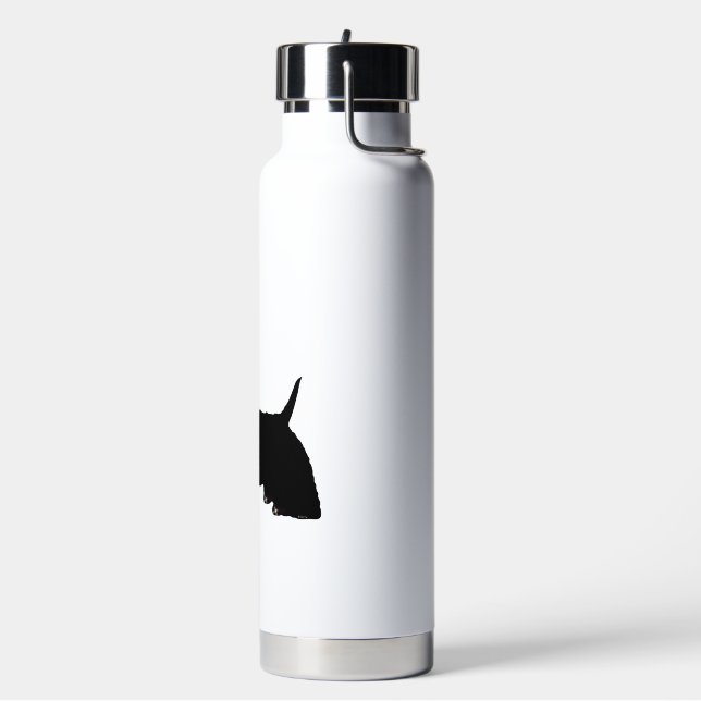 Scottish Terrier Water Bottle (Left)