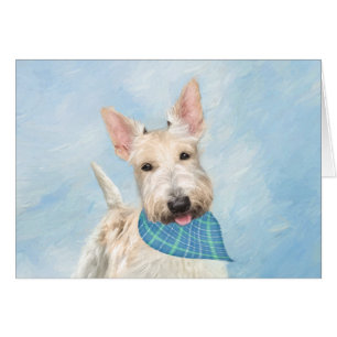 Scottish Terrier Wheaten Dog Painting Original Art