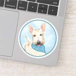 Scottish Terrier Wheaten Dog Painting Original Art