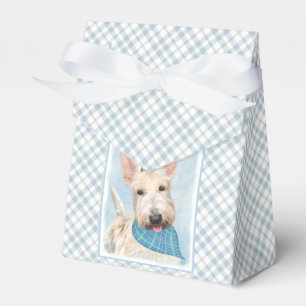 Scottish Terrier Wheaten Dog Painting Original Art Favour Box