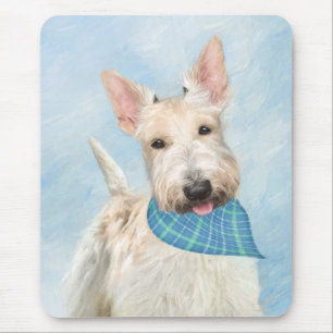 Scottish Terrier Wheaten Dog Painting Original Art Mouse Mat