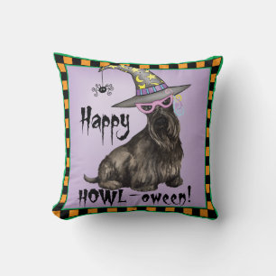 Scottish Terrier Witch Cushion