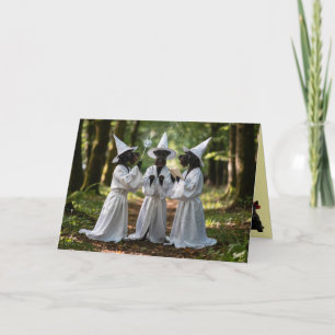 Scottish Terrier Witch Halloween Card