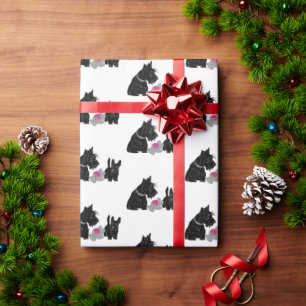Scottish Terriers Father's Day Wrapping Paper