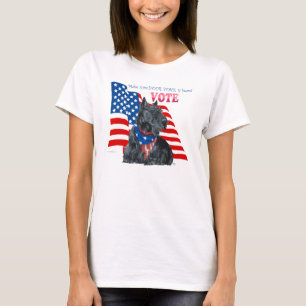 Scottish Terriers Getting out the Vote T-Shirt