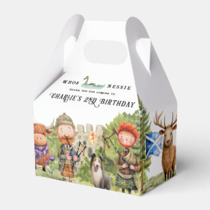 Scottish Themed Birthday Party  Favour Box