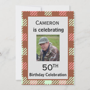 Scottish Themed Birthday Party Invitation
