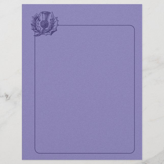 Scottish Thistle (Front)