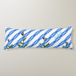 Scottish thistle body cushion