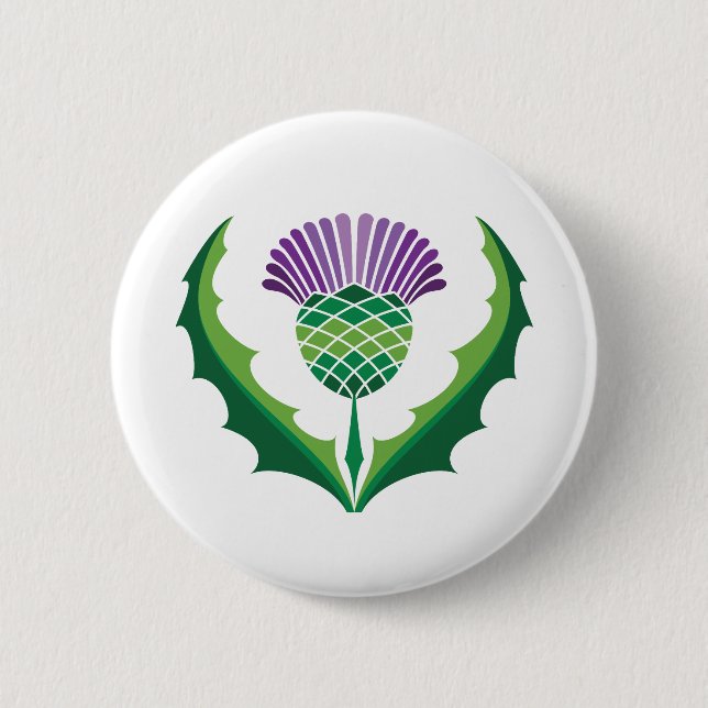 Scottish Thistle Button (Front)