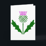 Scottish Thistle Card<br><div class="desc">Scottish Thistle</div>
