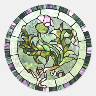 Scottish Thistle Classic Round Sticker